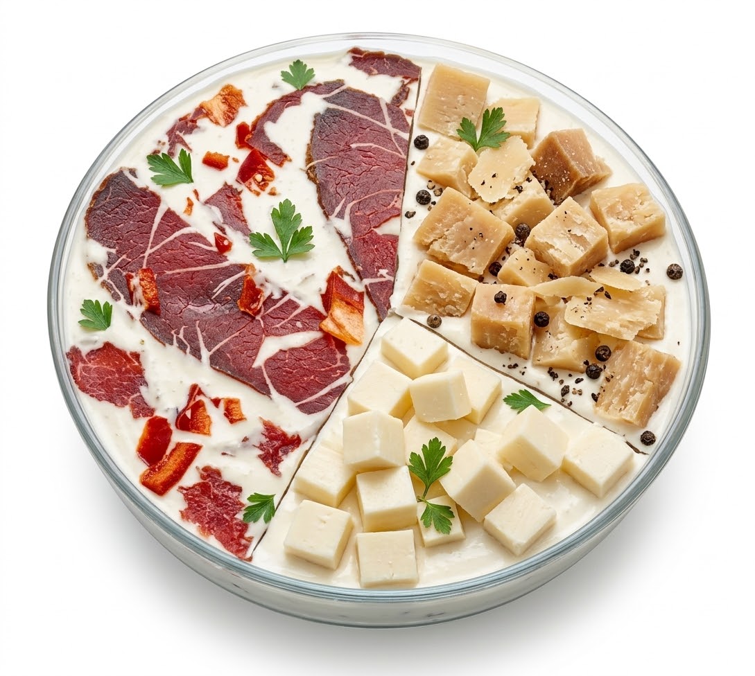 كيرى خلطات ( بسطرمة - رومى - زيتون )