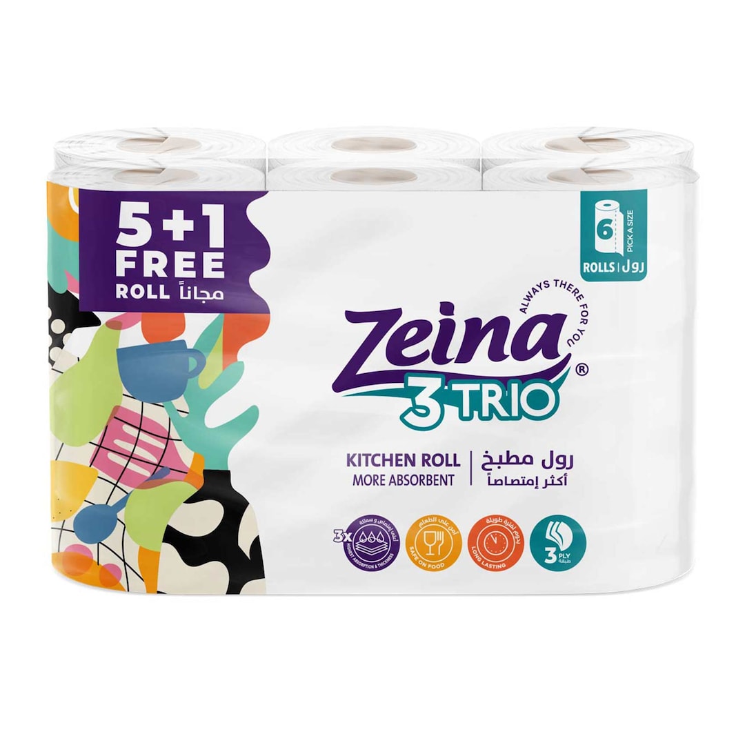 زينه مناديل مطبخ 6رول