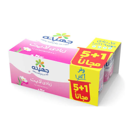 جهينه زبادى لايت 105جم  (5  +  1  )